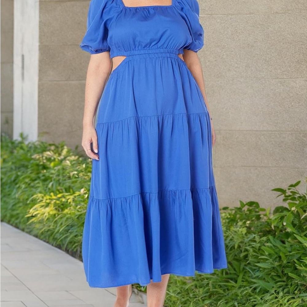 NWT THE DROP ANAYA DAZZLING‎ BLUE DRESS SIZE SMALL